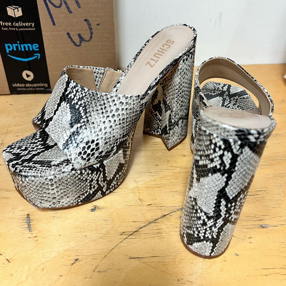 Wore once , beautiful Schutz sandal